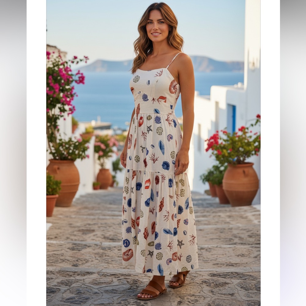 NWT Floral Print sheasheel Maxi Dress